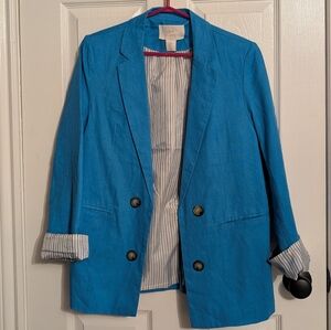 Halston Linen Blazer